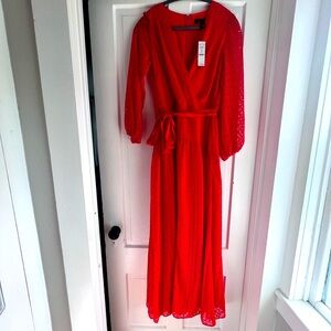 NWT - WHBM Eyelet Maxi Dress - Size 2 - Never worn.